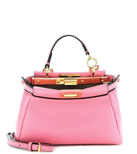 fendi micro peekaboo pink|fendi peekaboo price.